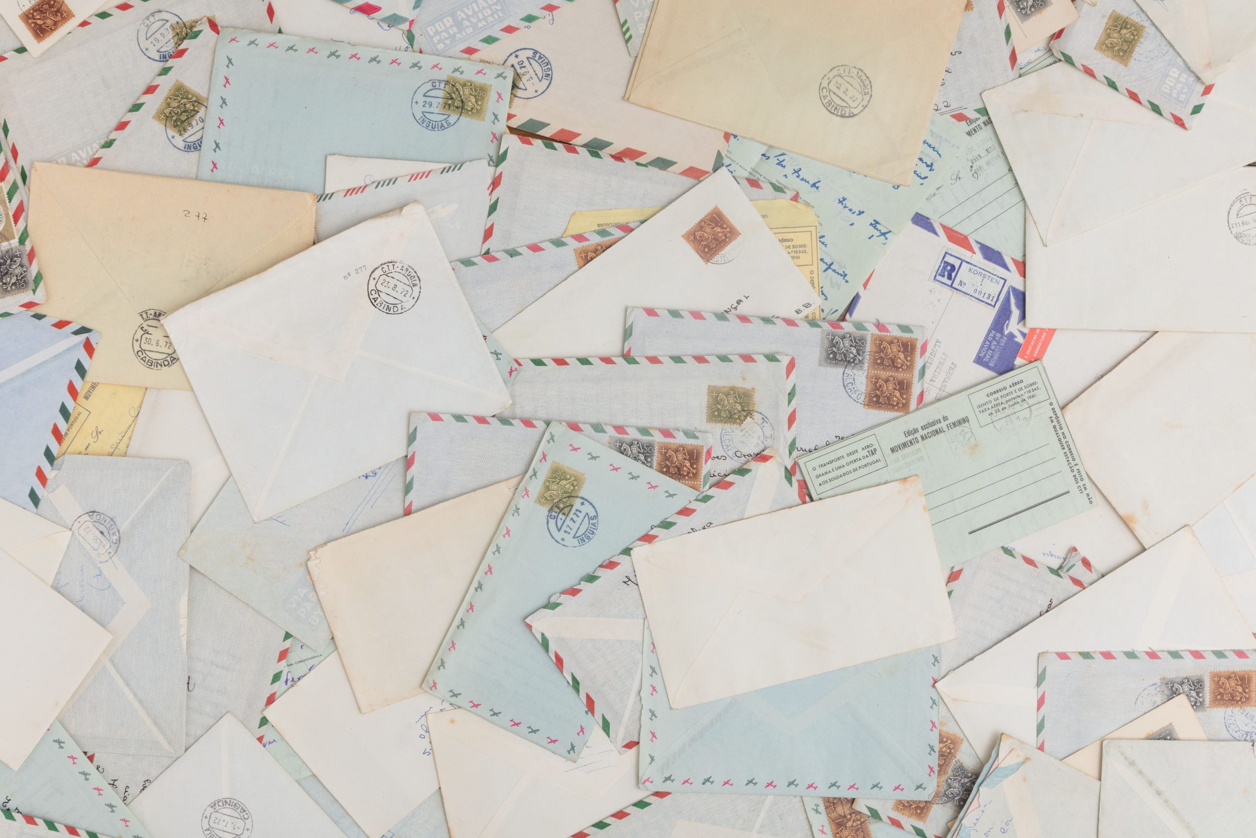 Enveloppes aerogrammes timbres vintage disperses
